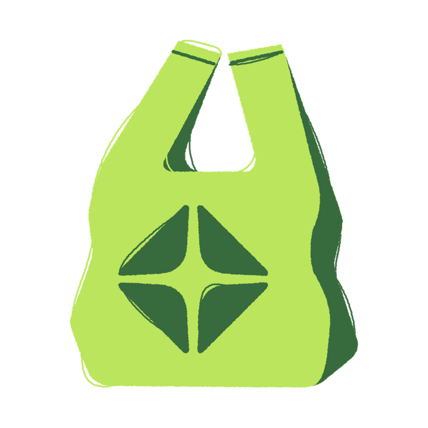 Sacola verde